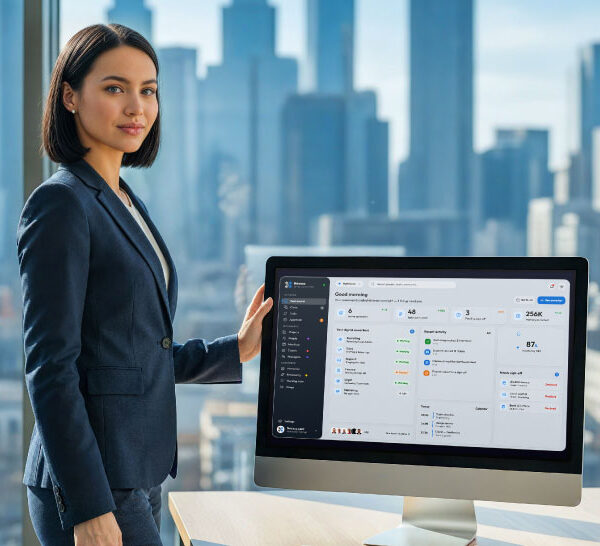 NEXUSS enterprise AI operating system dashboard