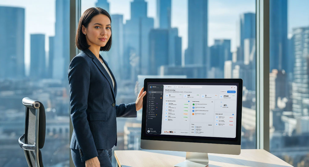NEXUSS enterprise AI operating system dashboard