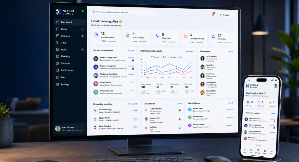 NEXUSS Comms enterprise communications platform